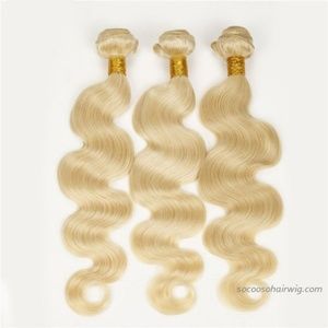 Dyed #613 Body Wave Brazilian Hair Bundles